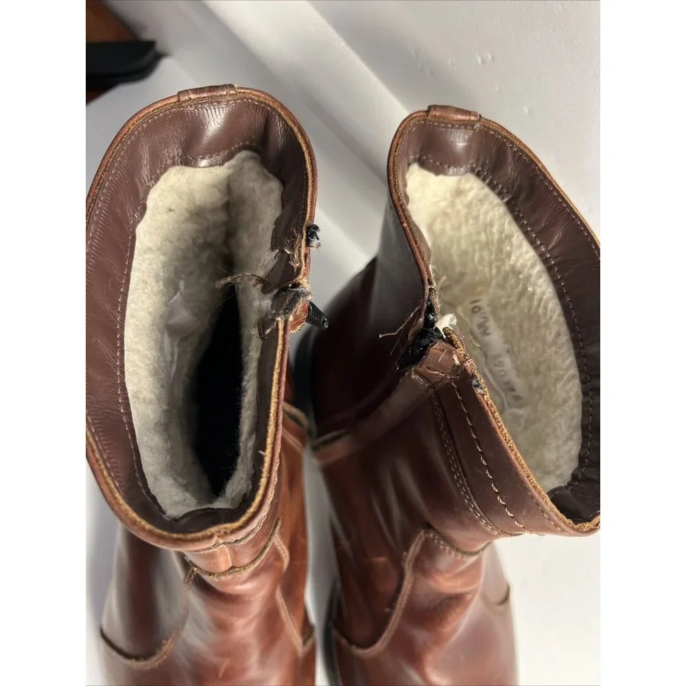 VTG 80s Dexter Armortred Oil Resistant Mens Zipper Ankle Boots Made In USA‎ 10.5